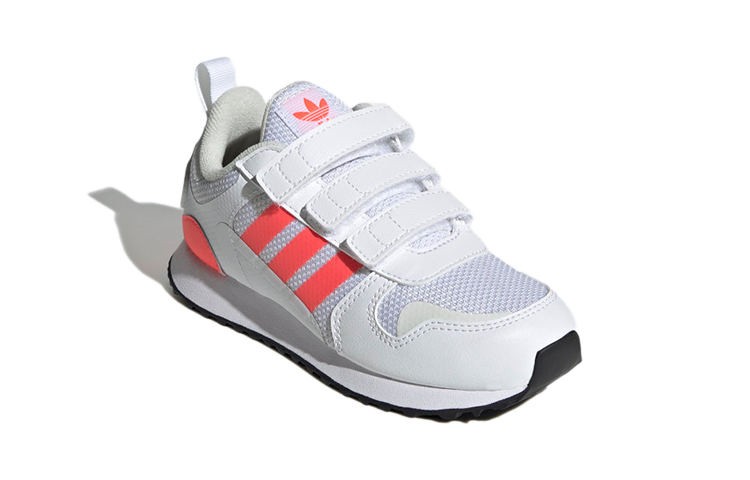 Lookbook 中童 adidas originals ZX 700 HD 防滑 低筒 兒童跑步鞋 白紅