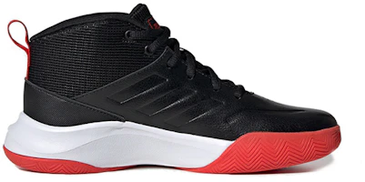 Order 兒童 adidas OwnTheGame me 回彈 減震 中幫 籃球鞋 黑紅
