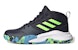 (PS) adidas Own The Game Wide 'Legend Ink Signal Green' dalam Bahasa Melayu. FW4566