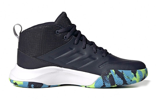 (Preschool) adidas Own The Game Wide 'Legend Ink Signal Green' FW4566 Order (Preschool) adidas Own The Game Wide 'Legend Ink Signal Green' FW4566