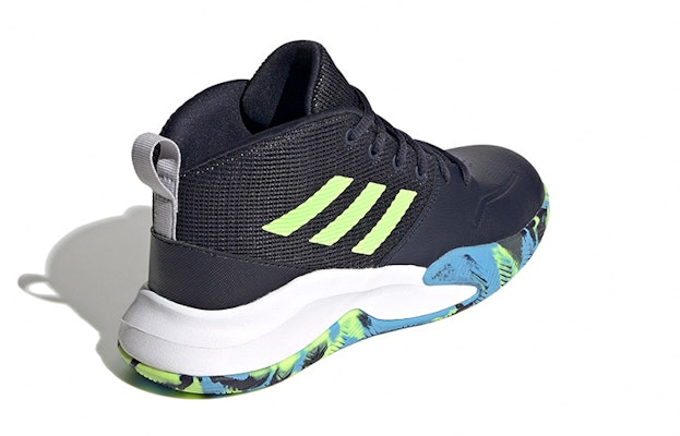 (Preschool) adidas Own The Game Wide 'Legend Ink Signal Green' FW4566 Shop (Preschool) adidas Own The Game Wide 'Legend Ink Signal Green' FW4566