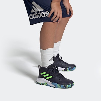 (PS) 阿迪达斯 Own The Game Wide '传奇墨信号绿'篮球鞋 FW4566 Sizing (PS) 阿迪达斯 Own The Game Wide '传奇墨信号绿'篮球鞋 FW4566