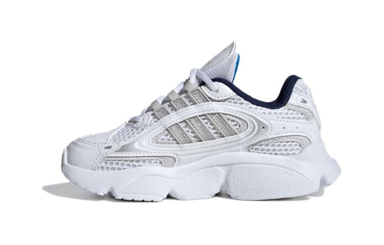 Buy (PS) 阿迪达斯 Ozmillen 弹性鞋带童鞋‘白色亮蓝’ IE5558