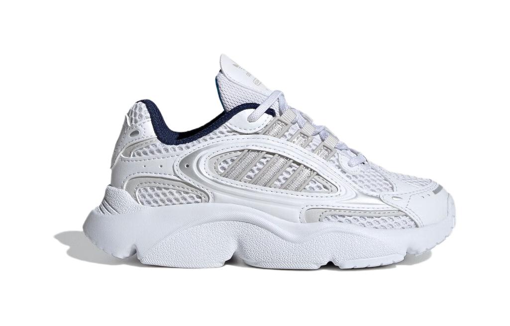 Order (PS) 阿迪达斯 Ozmillen 弹性鞋带童鞋‘白色亮蓝’ IE5558