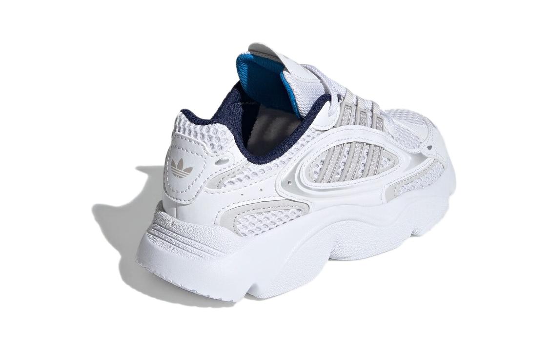 Shop (PS) 阿迪达斯 Ozmillen 弹性鞋带童鞋‘白色亮蓝’ IE5558