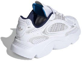 Shop (Preschool) adidas Ozmillen Elastic Lace J 'White Bright Blue' IE5558