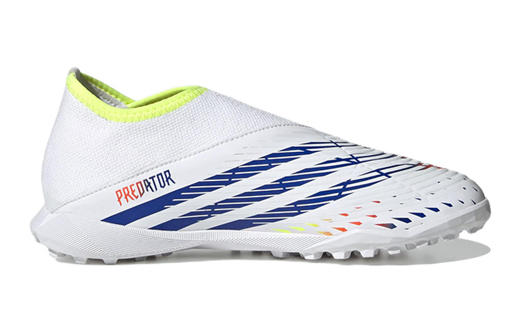 Order (PS) adidas Predator Edge.3 Sin Cordones Turf 'Blanco Azul Amarillo' GV8490