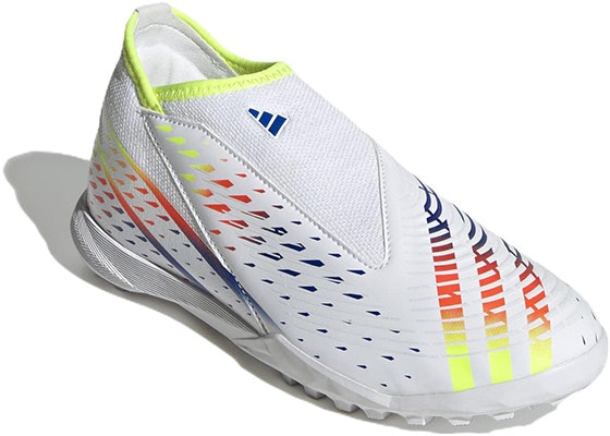 (PS) adidas Predator Edge.3 Tanpa Tali Turf 'Putih Biru Kuning' GV8490 Lookbook (PS) adidas Predator Edge.3 Tanpa Tali Turf 'Putih Biru Kuning' GV8490