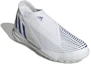 Lookbook 兒童 adidas Predator Edge.3 合成草地 防滑耐磨輕便 足球鞋 白藍