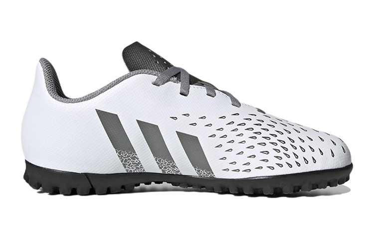Order 兒童 adidas Predator Freak.4 合成草地 防滑輕便耐磨 足球鞋 白黑