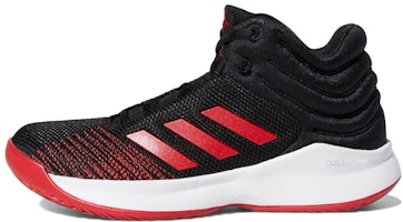 (Preschool) adidas Pro Spark 2018 K Wide 'Black Scarlet' BB9146 (Preschool) adidas Pro Spark 2018 K Wide 'Black Scarlet' BB9146