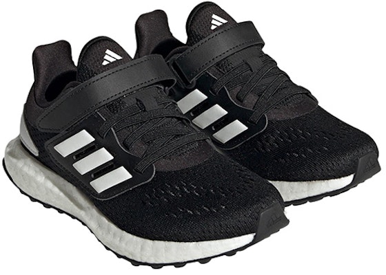 (Preschool) adidas Pureboost 22 Running Shoes 'Core Black White' H06411 Lookbook (Preschool) adidas Pureboost 22 Running Shoes 'Core Black White' H06411
