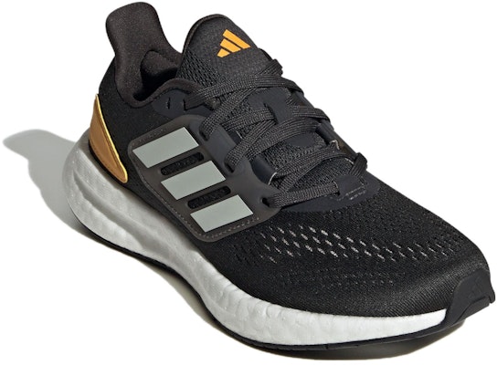 (Youth) adidas Pureboost 22 'Black Yellow' IF5544 Lookbook (Youth) adidas Pureboost 22 'Black Yellow' IF5544