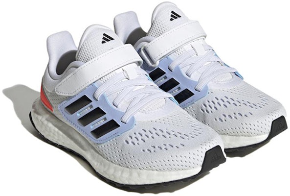 (Preschool) adidas Pureboost 22 'White Black Blue Dawn' GZ2601 Lookbook (Preschool) adidas Pureboost 22 'White Black Blue Dawn' GZ2601