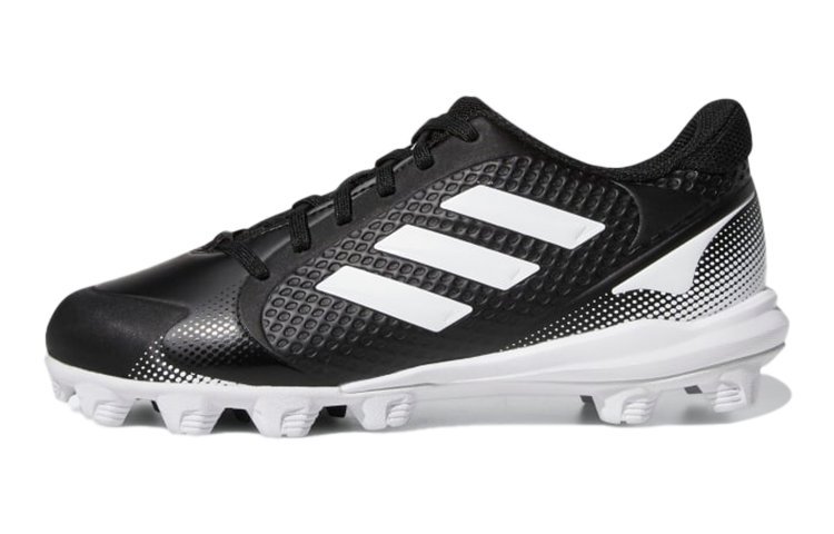 (Preschool) adidas Purehustle 2.0 Md Cleats 'Black White' FY4403