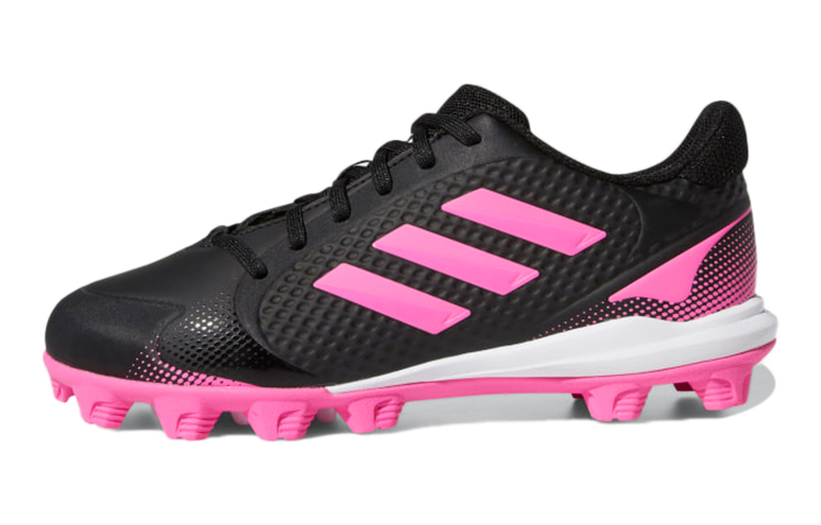 (Preschool) adidas Purehustle 2.0 Md Cleats 'Black Pink' H02349