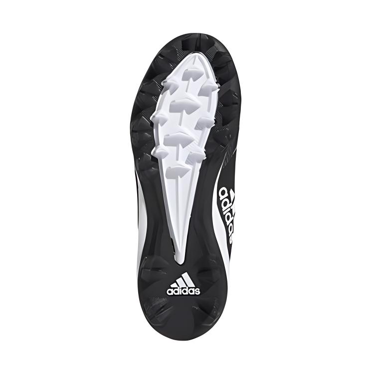 Details for (Preschool) adidas Purehustle Molded Cleats 'Black White' FX3335