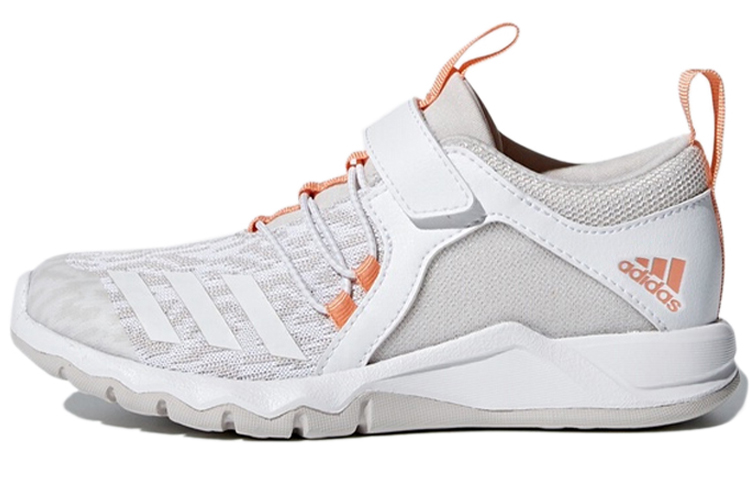 (Preschool) adidas Rapidaflex 2 El K 'Gray White Orange' CQ0098