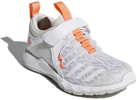 (Preschool) adidas Rapidaflex 2 El K 'Gray White Orange' CQ0098 Lookbook (Preschool) adidas Rapidaflex 2 El K 'Gray White Orange' CQ0098