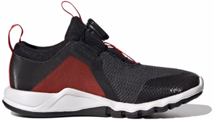 (Preschool) adidas Rapidaflex Boa K 'Black Red White' FV6821 Order (Preschool) adidas Rapidaflex Boa K 'Black Red White' FV6821