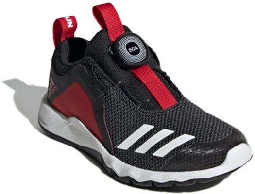 (Preschool) adidas Rapidaflex Boa K 'Black Red White' FV6821 Lookbook (Preschool) adidas Rapidaflex Boa K 'Black Red White' FV6821