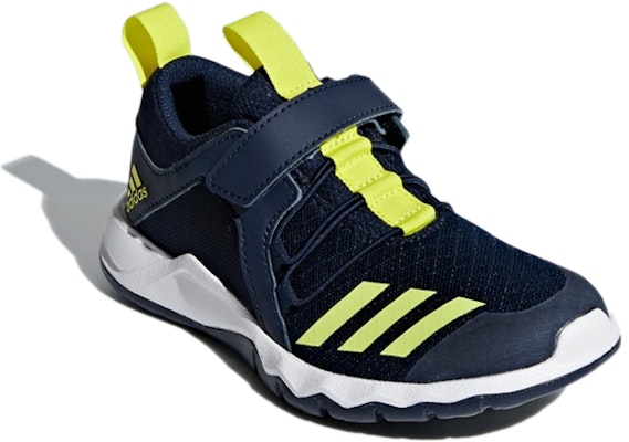 (Preschool) adidas Rapidaflex El K 'Blue Yellow White' D96632 Lookbook (Preschool) adidas Rapidaflex El K 'Blue Yellow White' D96632