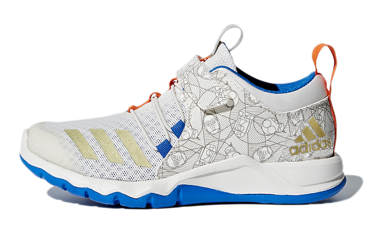 (Preschool) adidas Rapidaflex K 'White Orange Blue' DA8695