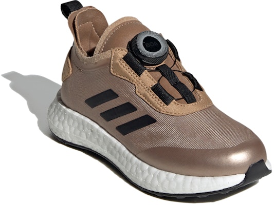 (Preschool) adidas Rapidalux Boa K 'Gold Black White' FX2271 Lookbook (Preschool) adidas Rapidalux Boa K 'Gold Black White' FX2271
