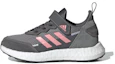 Buy 中童 adidas Rapida lux S&l El K 低幫 兒童跑步鞋 灰粉