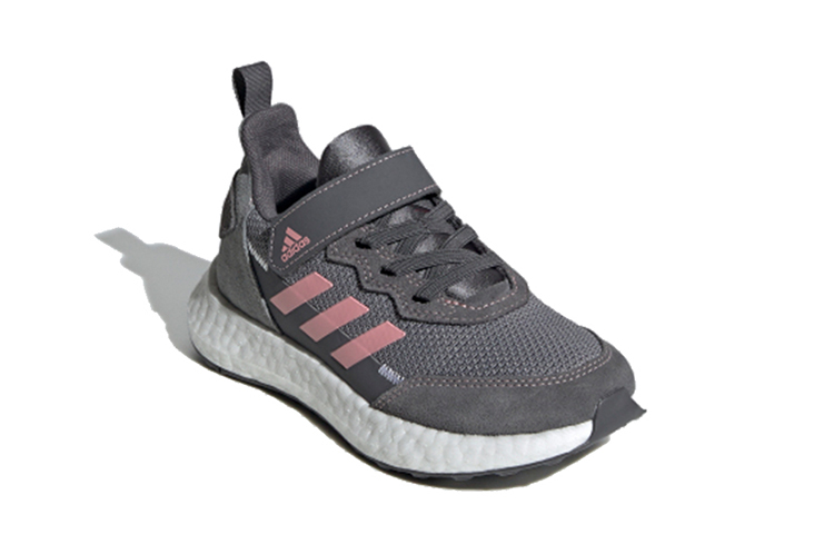 Order 中童 adidas Rapida lux S&l El K 低幫 兒童跑步鞋 灰粉