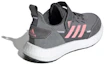 Lookbook 中童 adidas Rapida lux S&l El K 低幫 兒童跑步鞋 灰粉