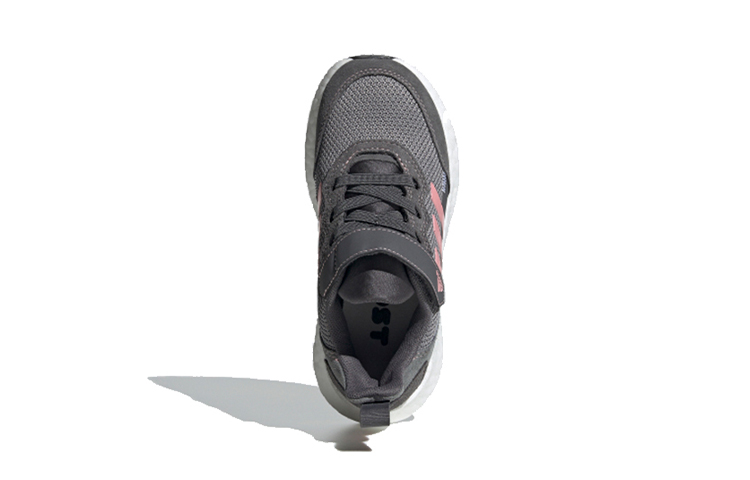 Shop 中童 adidas Rapida lux S&l El K 低幫 兒童跑步鞋 灰粉