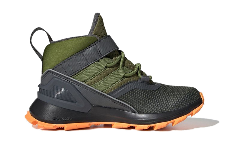 Order 兒童 adidas Rapida Run Atr Btw El K 中幫 兒童跑步鞋 軍綠