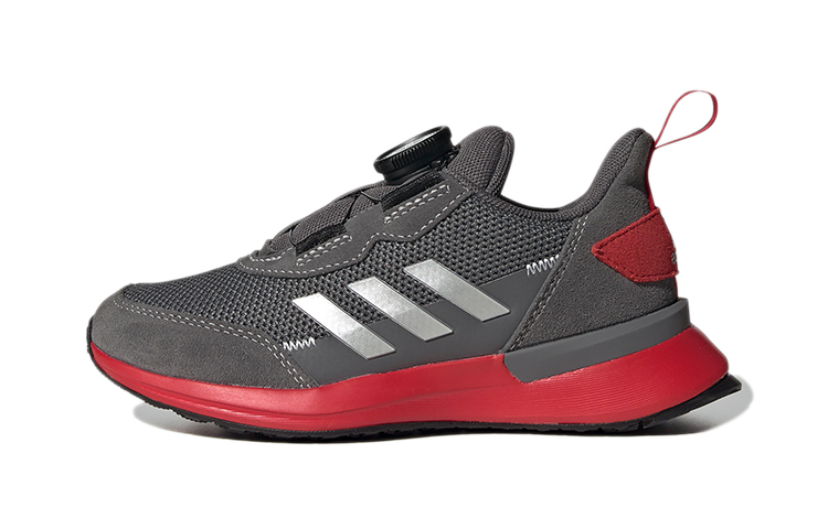(Preschool) adidas Rapidarun Boa Running 'Grey Red' FV3900