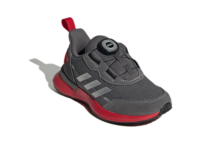 Lookbook (PS) アディダス ラピダランBoa グレーレッド FV3900