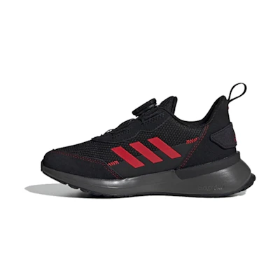 (PS) adidas RapidaRun Boa K 'Black Red'