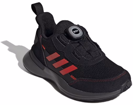 (Preschool) adidas RapidaRun Boa K 'Black Red' FU7314 Lookbook (Preschool) adidas RapidaRun Boa K 'Black Red' FU7314
