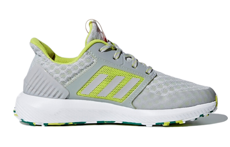 (PS) adidas Rapidarun Cool K 'Gray Yellow White' 圖 2