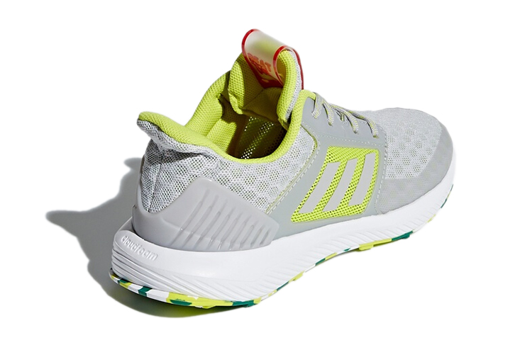 (PS) adidas Rapidarun Cool K 'Gray Yellow White' 圖 4