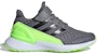 (PS) adidas Rapidarun K 'Kelabu Hijau Putih' FV4033