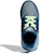 (PS) adidas Rapidarun K Kasut Biru D96998
