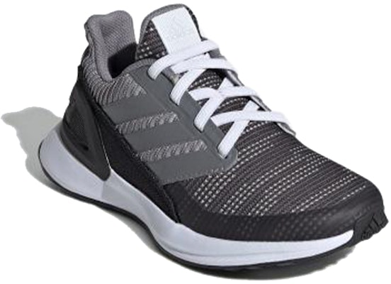 (Preschool) adidas RapidaRun Knit EL C 'Black Grey' G27309 Lookbook (Preschool) adidas RapidaRun Knit EL C 'Black Grey' G27309