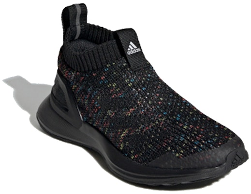 (Preschool) adidas RapidaRun Laceless Knit C 'Muti-Color Black' D97015 Lookbook (Preschool) adidas RapidaRun Laceless Knit C 'Muti-Color Black' D97015