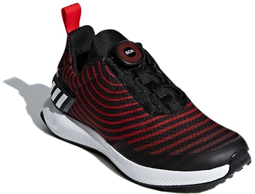 (Preschool) adidas Rapidarun Uncaged Boa 'Red Black White' AH2613 Lookbook (Preschool) adidas Rapidarun Uncaged Boa 'Red Black White' AH2613