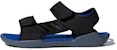 (PS) adidas RapidaSwim Sandal Hitam Biru 'Black Blue' DB1782