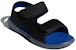 (PS) adidas RapidaSwim Sandal Hitam Biru 'Black Blue' DB1782