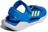 Shop (Preschool) adidas RapidaSwim Sandals White/Blue G54799