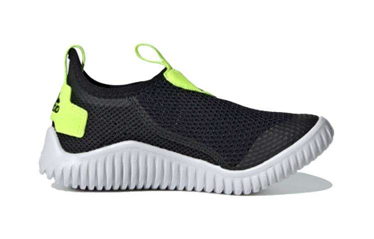 Order 中童 adidas Rapidazen S.Rdy C 休閒運動 防滑透氣 低筒 跑步鞋 黑黃