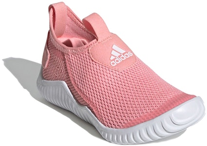 中童 adidas Rapidazen S Rdy C 網面 防滑防踢 低筒 兒童跑步鞋 粉白色 Lookbook 中童 adidas Rapidazen S Rdy C 網面 防滑防踢 低筒 兒童跑步鞋 粉白色