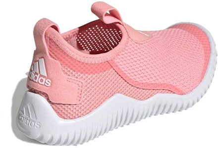 中童 adidas Rapidazen S Rdy C 網面 防滑防踢 低筒 兒童跑步鞋 粉白色 Shop 中童 adidas Rapidazen S Rdy C 網面 防滑防踢 低筒 兒童跑步鞋 粉白色